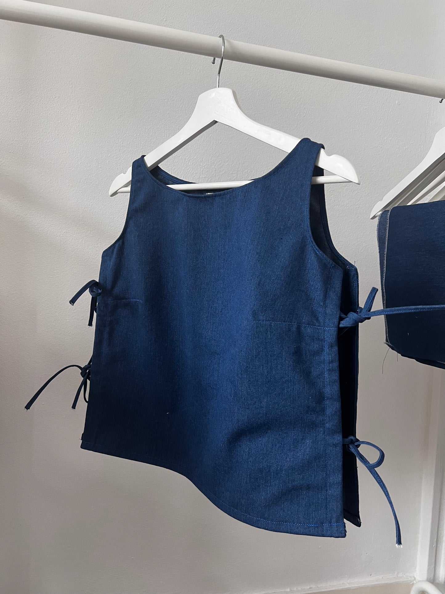 The Denim Knot Top