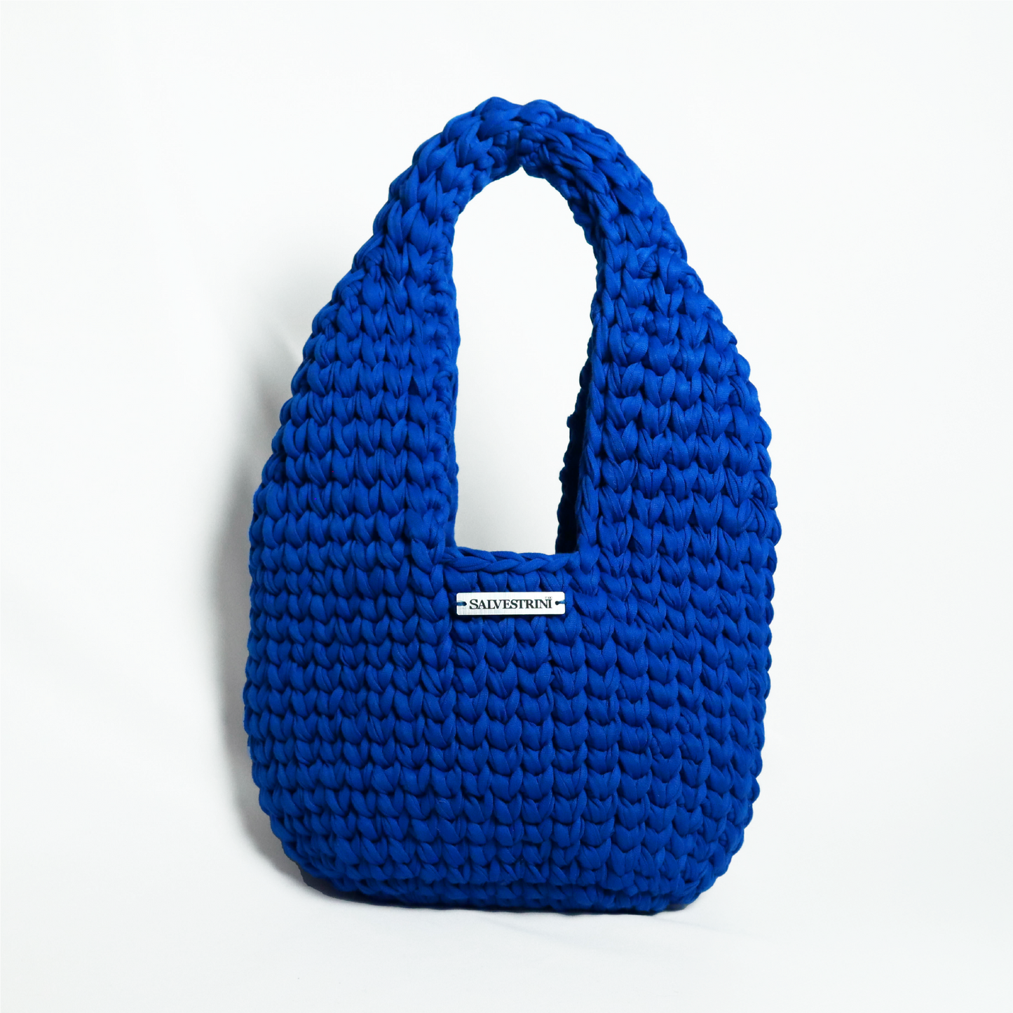 Royal Blue Crochet Handbag
