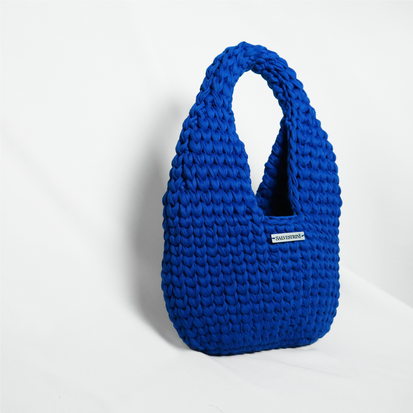 Royal Blue Crochet Handbag