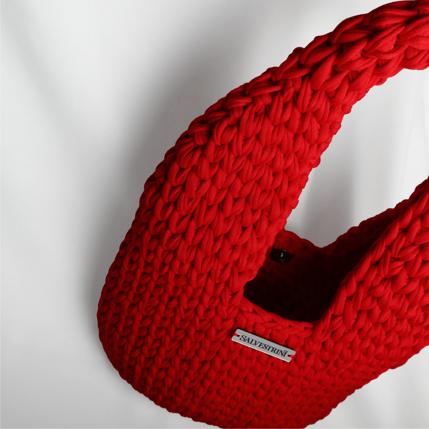 Red Crochet Handbag