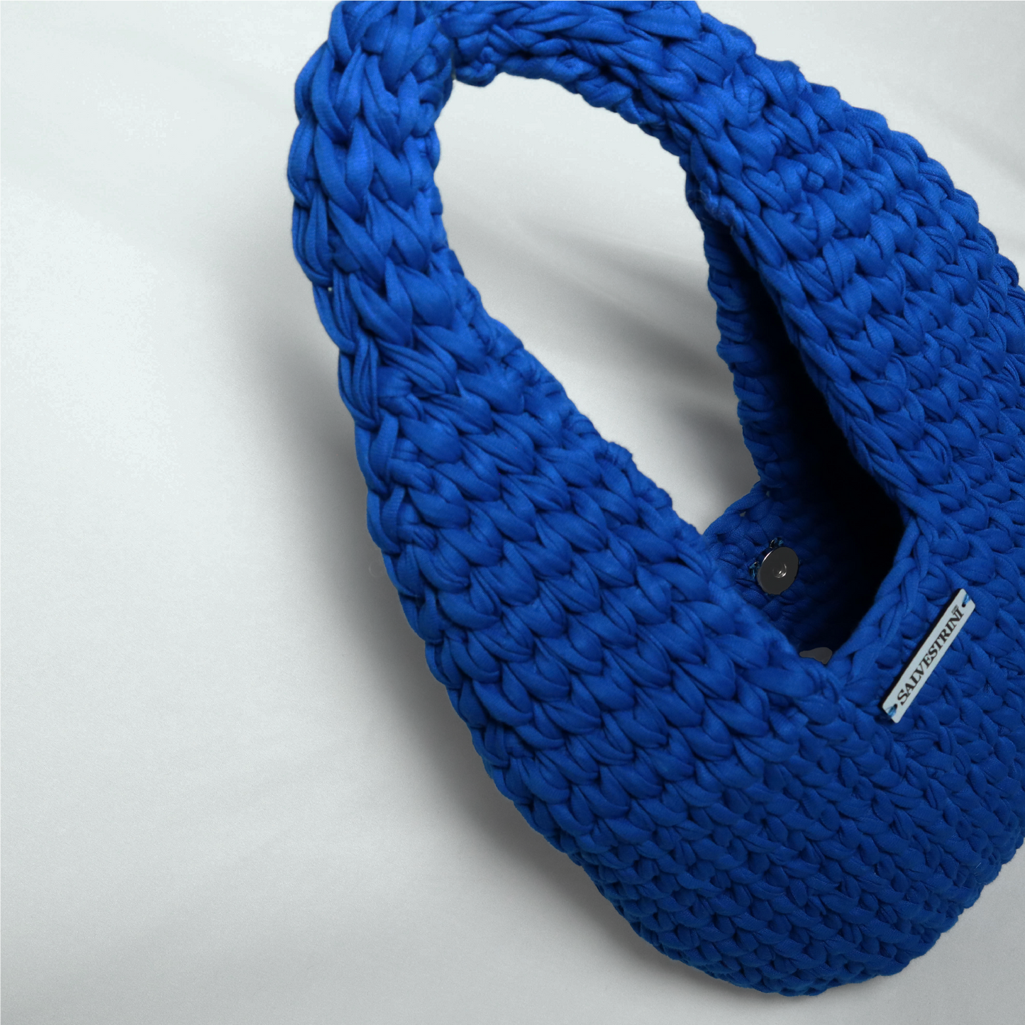 Royal Blue Crochet Handbag