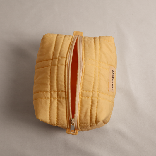Butter Yellow Cosmetic Bag