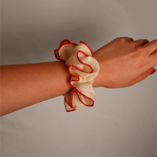 Pop of Red Scrunchie
