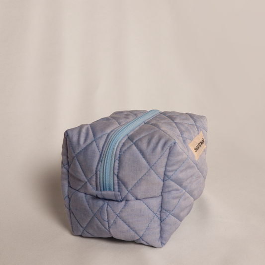 Baby Blue Cosmetic Bag
