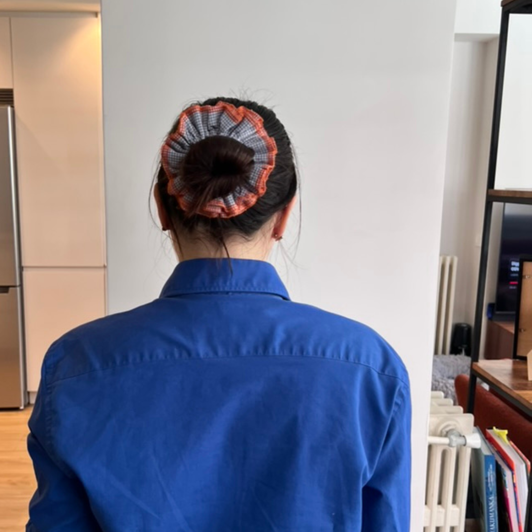 Statement Scrunchie (Gingham)