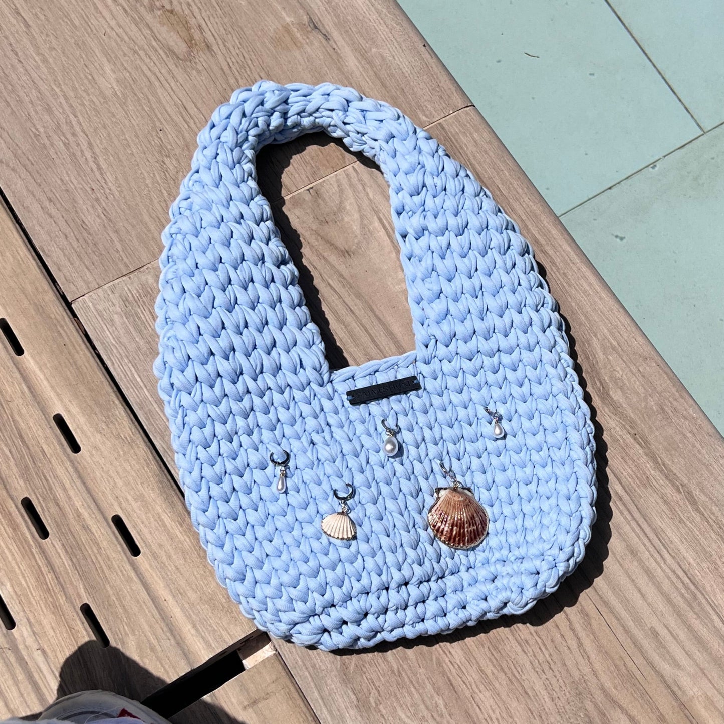 Baby Blue Brunch Bag