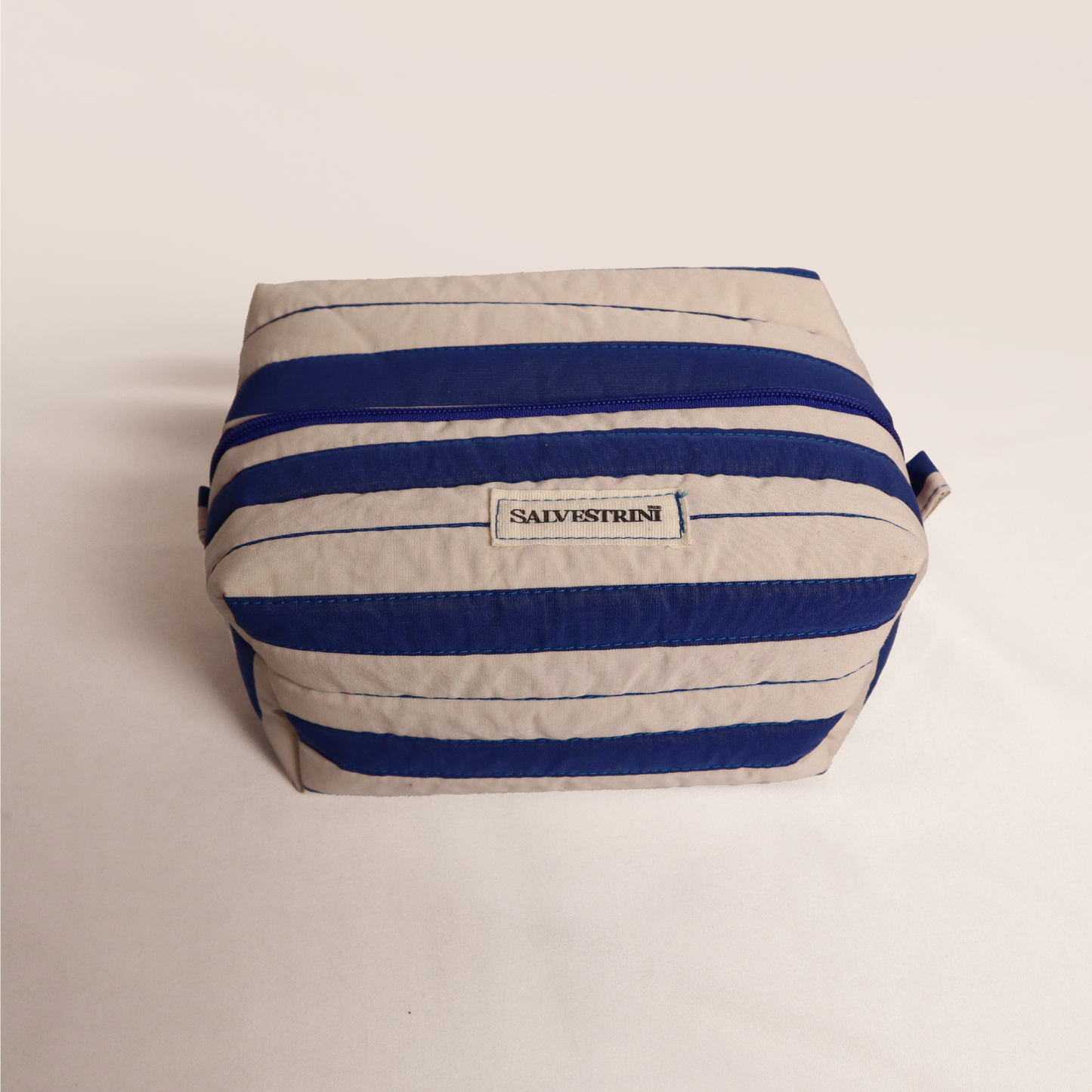 Navy Stripes Cosmetic Bag