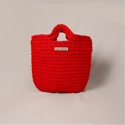 Red Mini Crochet Bag