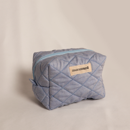 Baby Blue Cosmetic Bag