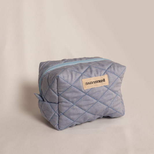 Baby Blue Cosmetic Bag