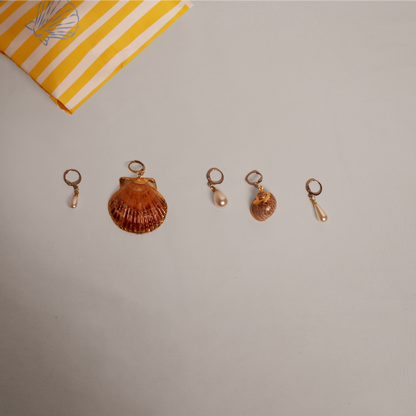 Mini Seashell Charms (set of 5 mystery charms)